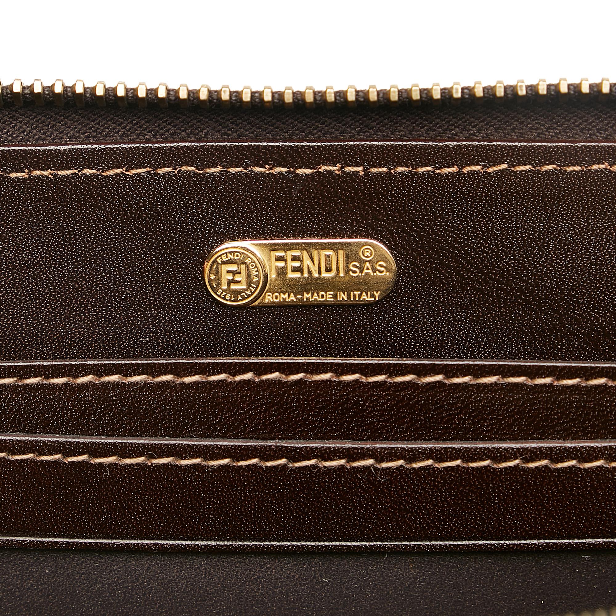Fendi Zucca Canvas Handbag (SHG-34608) – Henry Bags