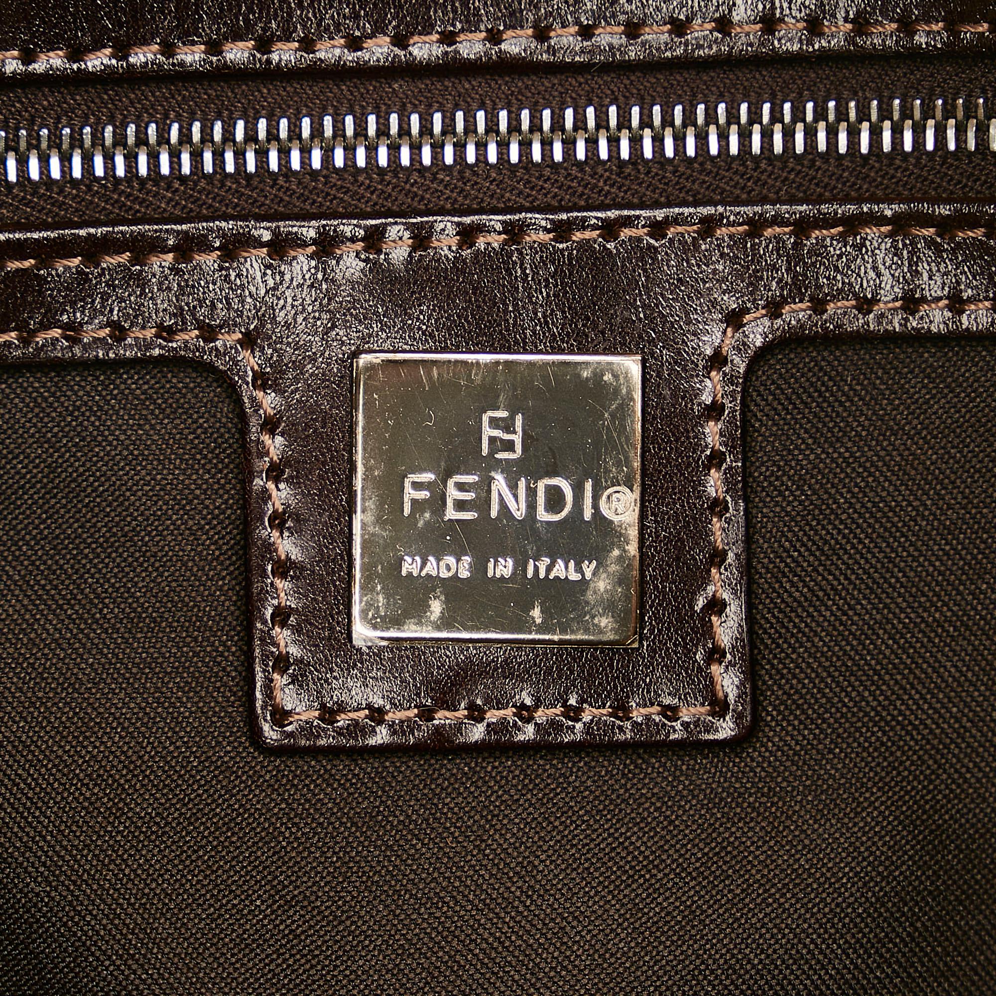 Fendi Zucca Canvas Shoulder Bag (SHG-34841) – Henry Bags