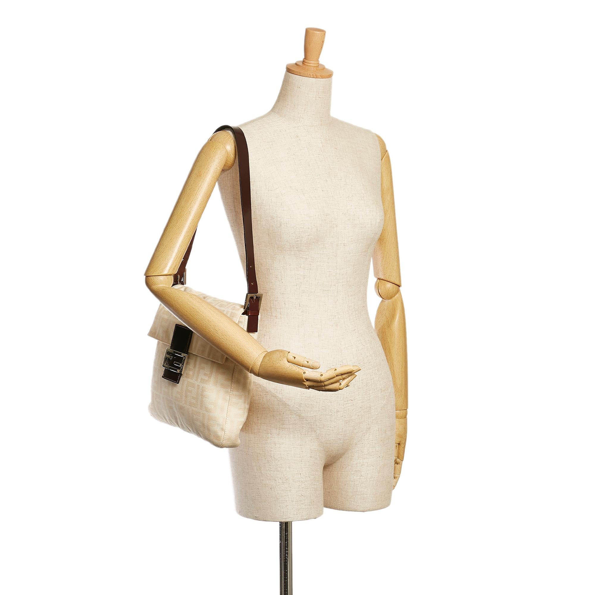 Fendi Zucca Canvas Shoulder Bag (SHG-34841) – Henry Bags